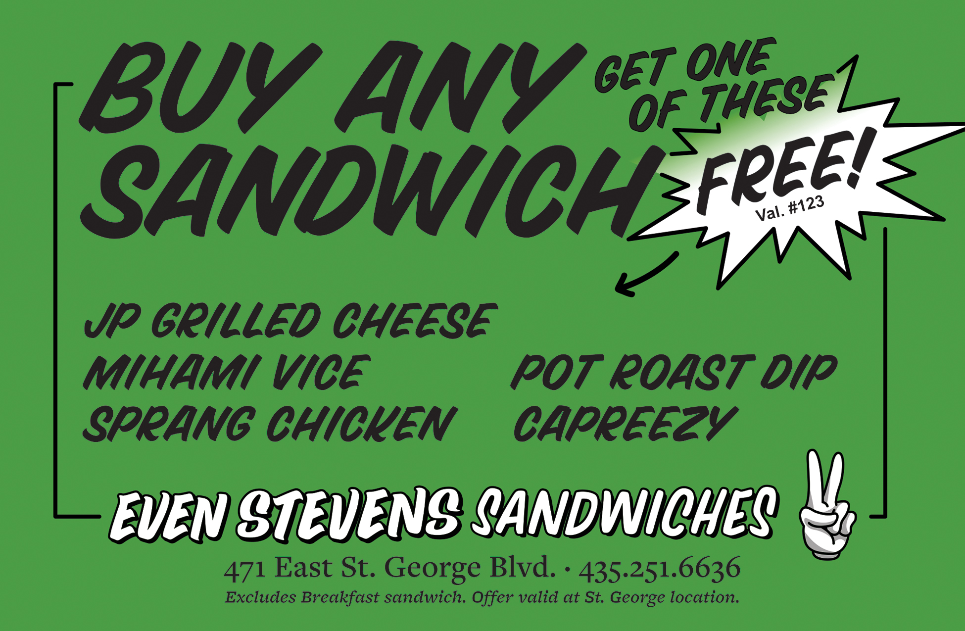 Even Stevens Sandwiches Dixie Direct Savings Guide