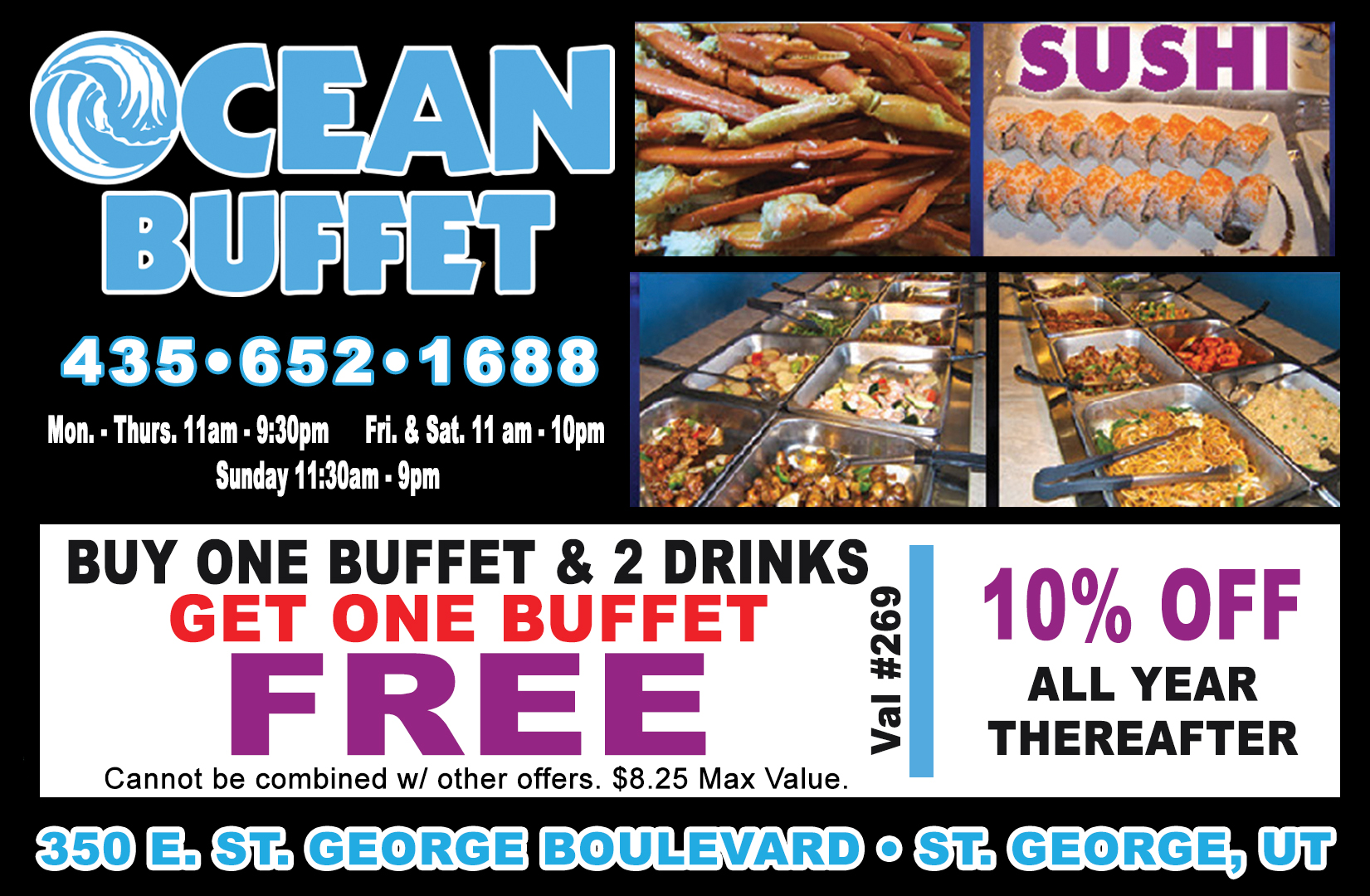 Ocean Buffet Dixie Direct Savings Guide