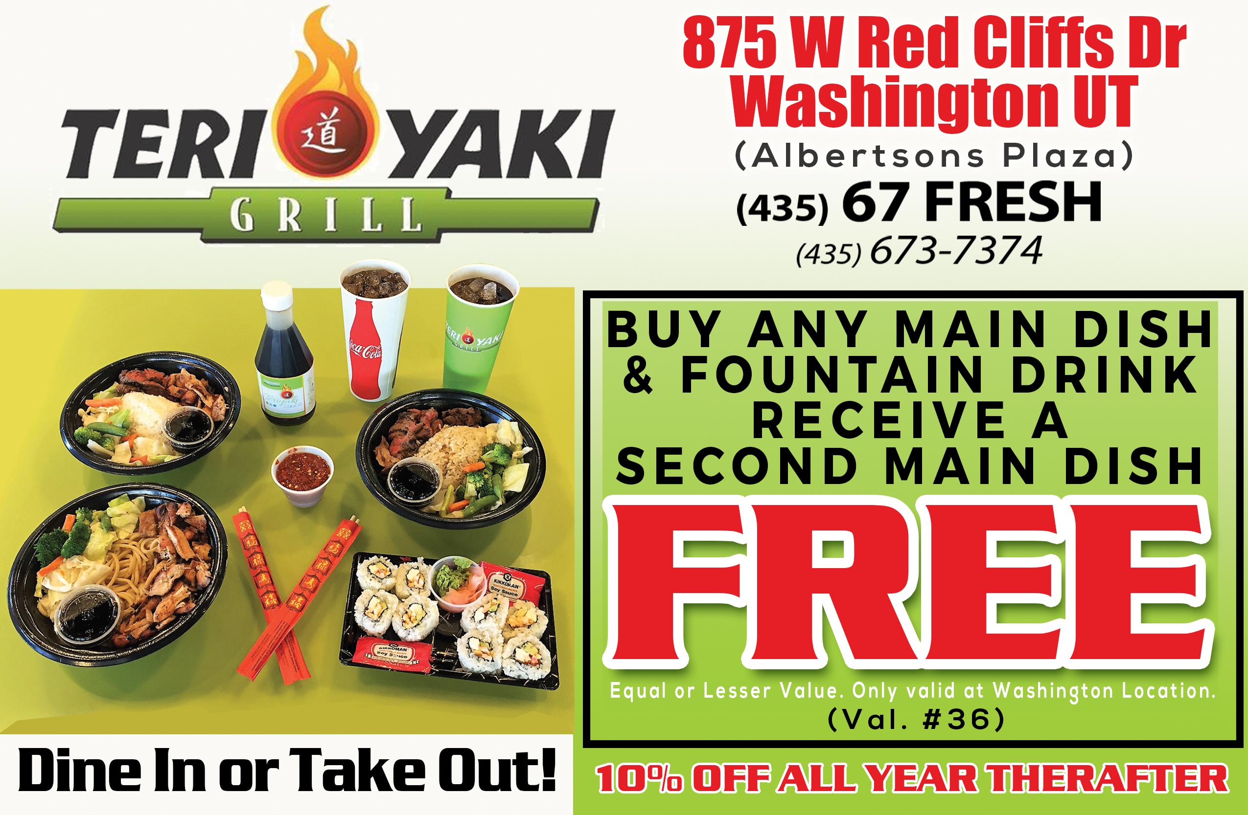 Teriyaki Grill Dixie Direct Savings Guide