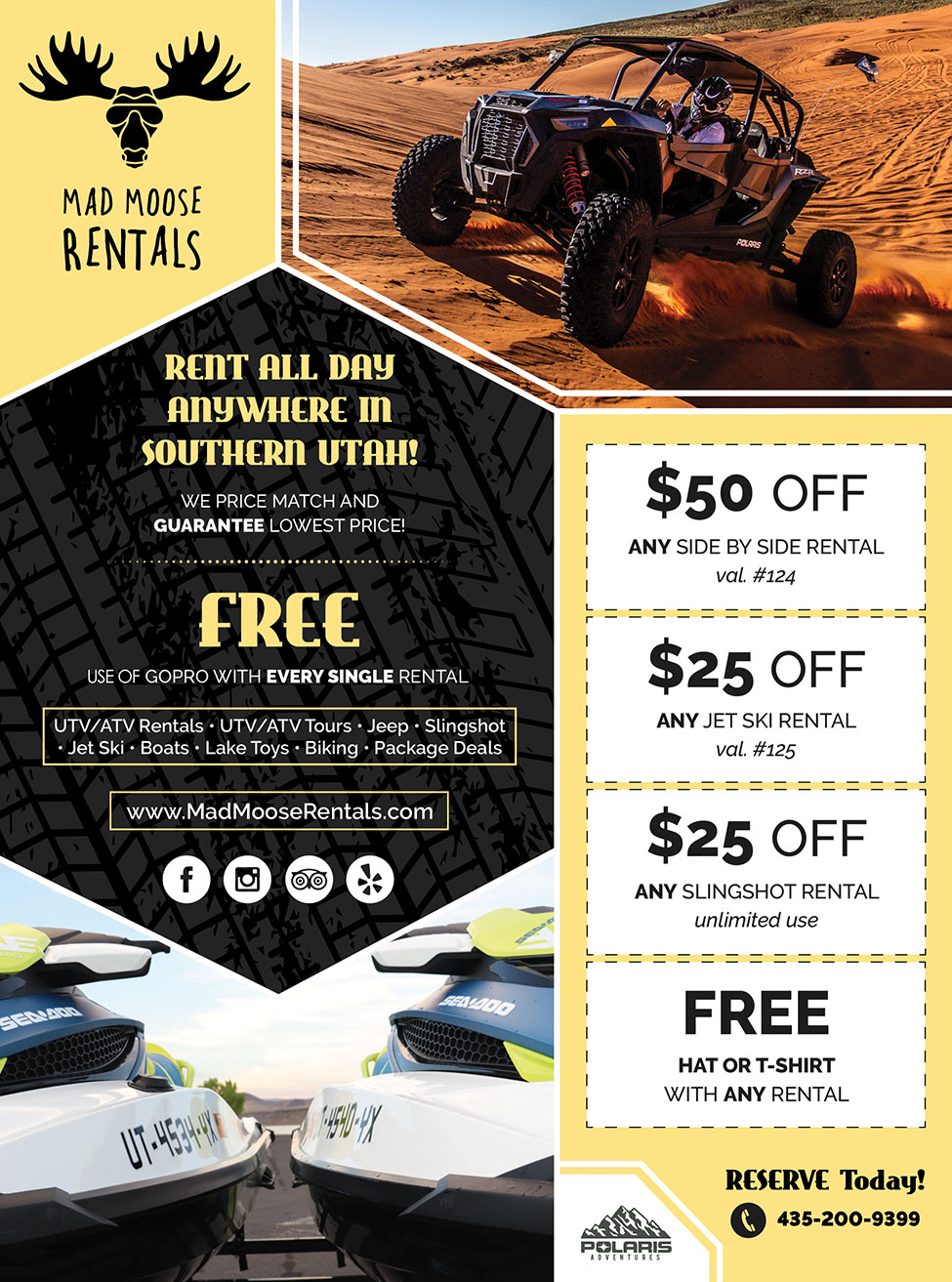 Mad Moose Rentals Dixie Direct Savings Guide