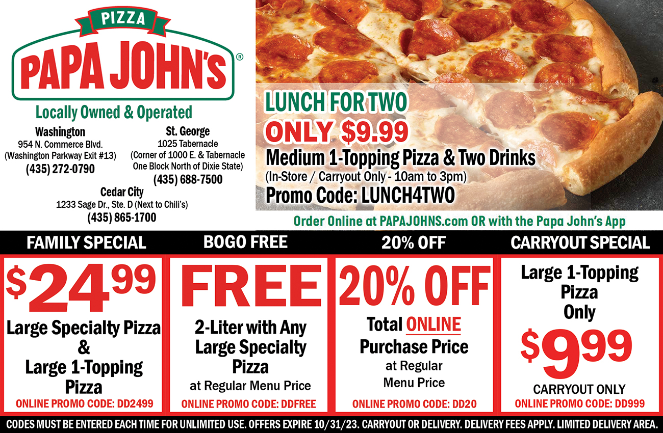 Papa John S Promo Code June 2024 Janina Missie