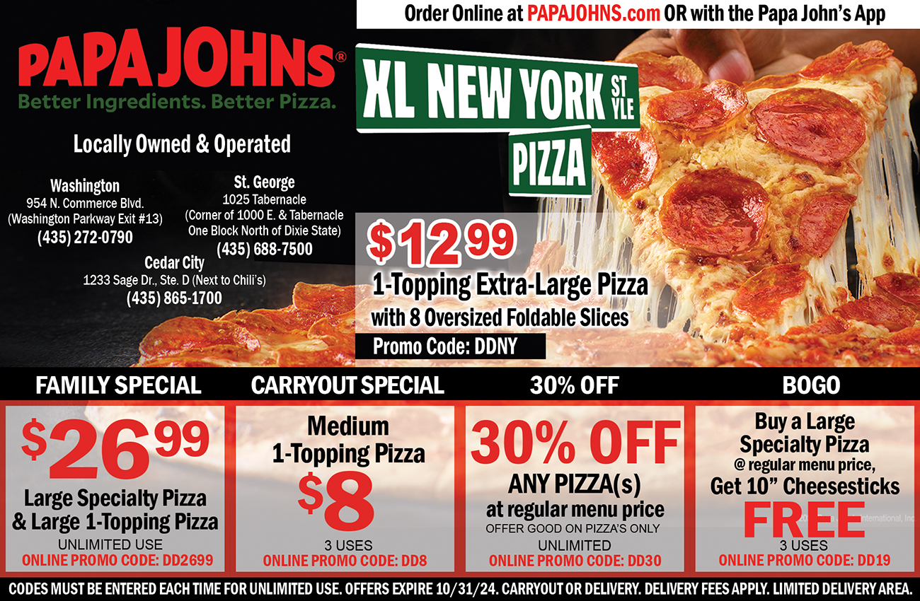 Hotel Card: Papa John's Better Ingredients. Better Pizza. (Papa John's,  United States of AmericaCol:USA-13574